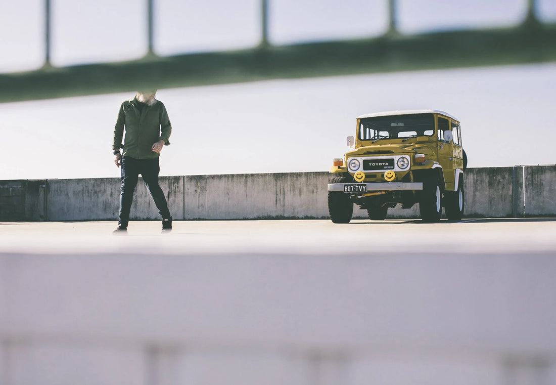 Kieran Corcoran’s yellow 1984 Toyota BJ40 Land Cruiser photographed by Nathan Duff