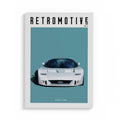 Retromotive Magazine Volume 14 — classic car magazine cover featuring Ford GT90, RUF Yellow Bird and Citroen SM