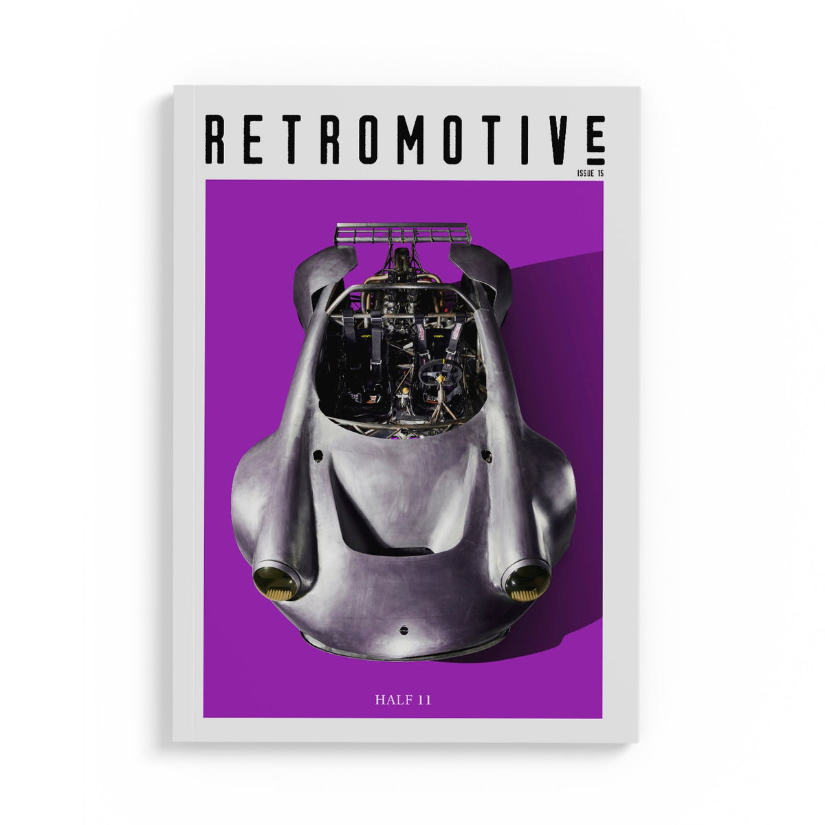 Retromotive Magazine Volume 15 — classic car magazine cover featuring Lexus LFA, Ferrari Testarossa and Dome Zero Concept