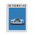 Retromotive Magazine Volume 18 — classic car magazine cover featuring Porsche 956, Ford Capri Perana and Alfa Romeo SZ