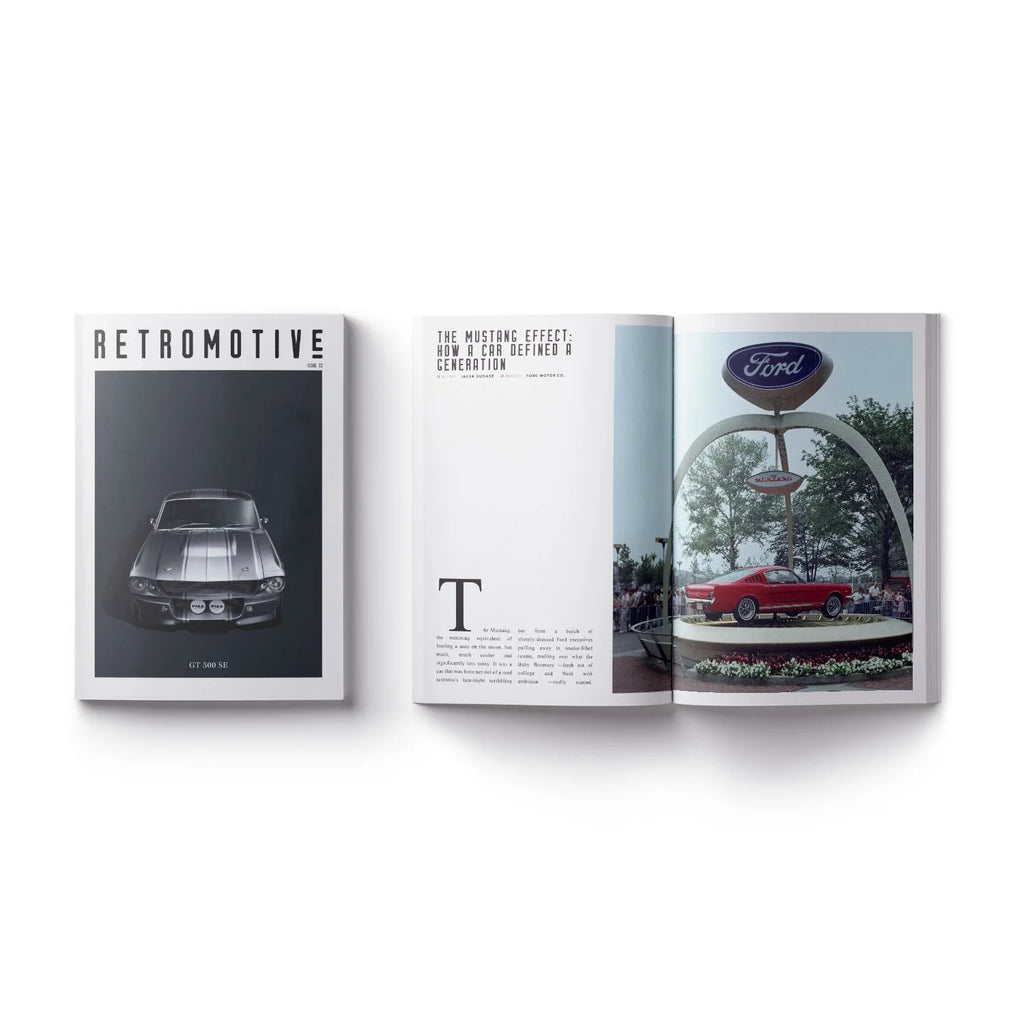 Retromotive Volume 22 inside spread and cover Article
