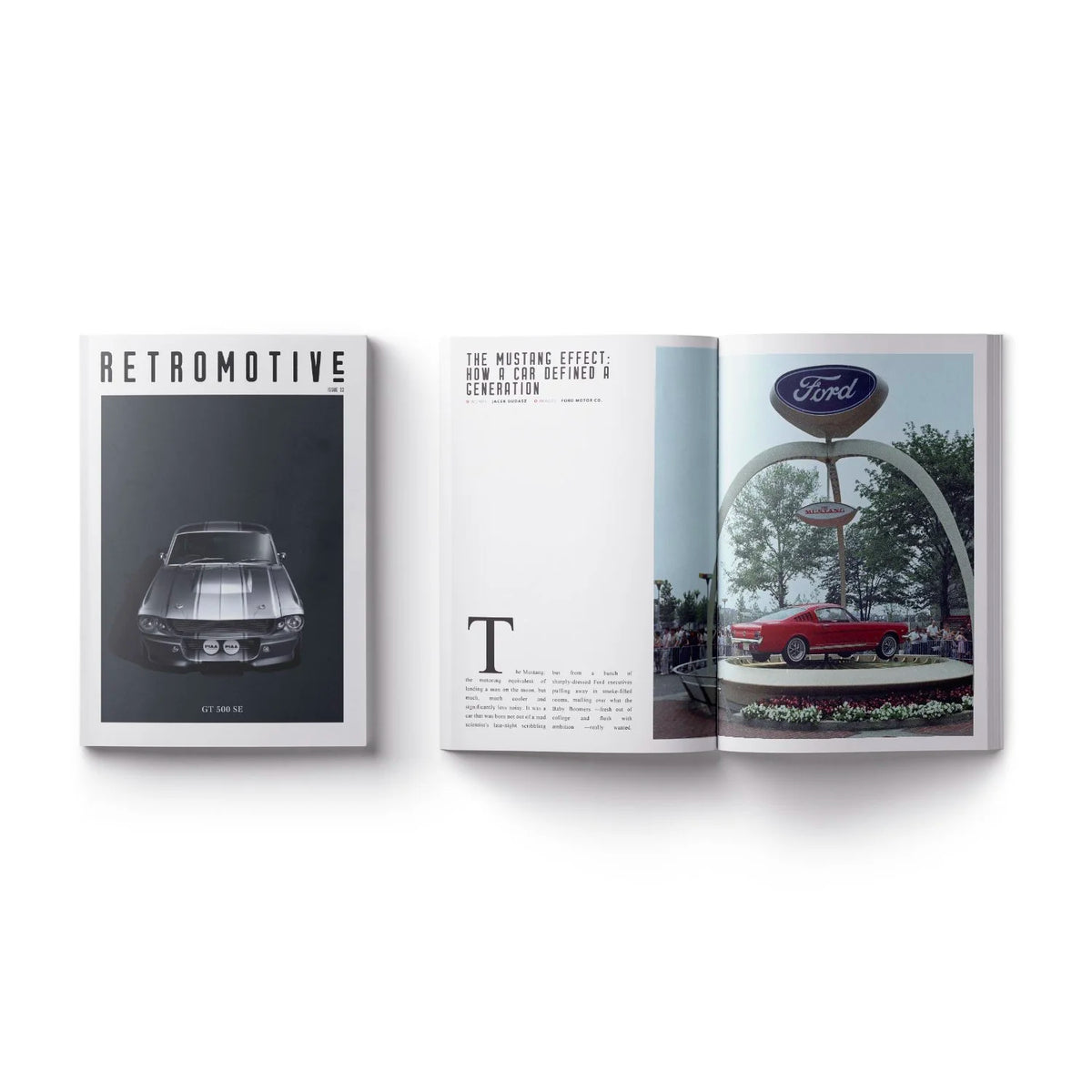 Retromotive Volume 22 inside spread and cover Article