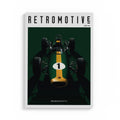 Retromotive Magazine Volume 4 — classic car magazine cover featuring Brabham BT7A, Honda NSX and Porsche 550 Spyder