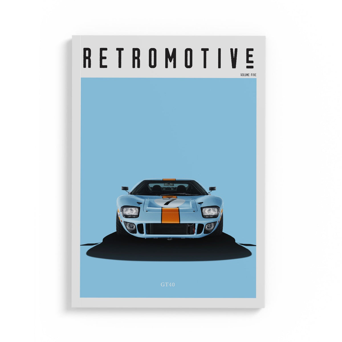 Retromotive Magazine Volume 5 — classic car magazine cover featuring Lamborghini Diablo, Porsche 914-6 and Alpine A310