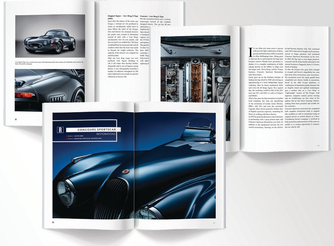 Selected Retromotive magazine spreads from the archive